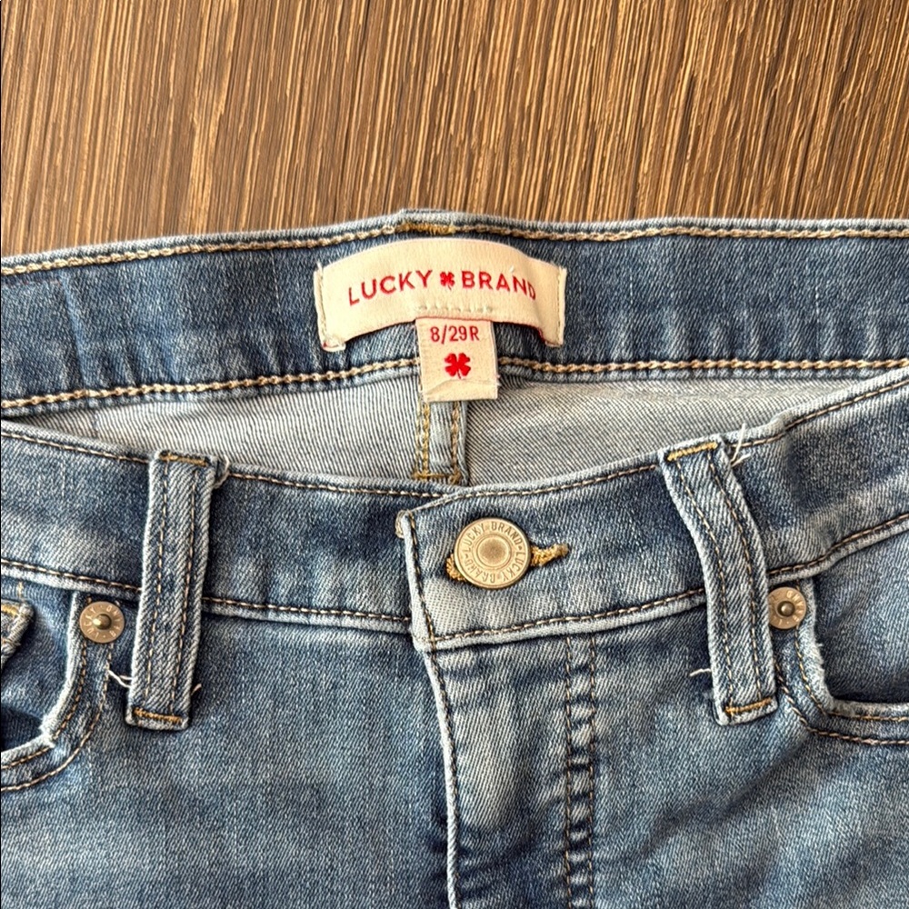 Lucky Brand Blue Skinny Jeans - Picture 2 of 4